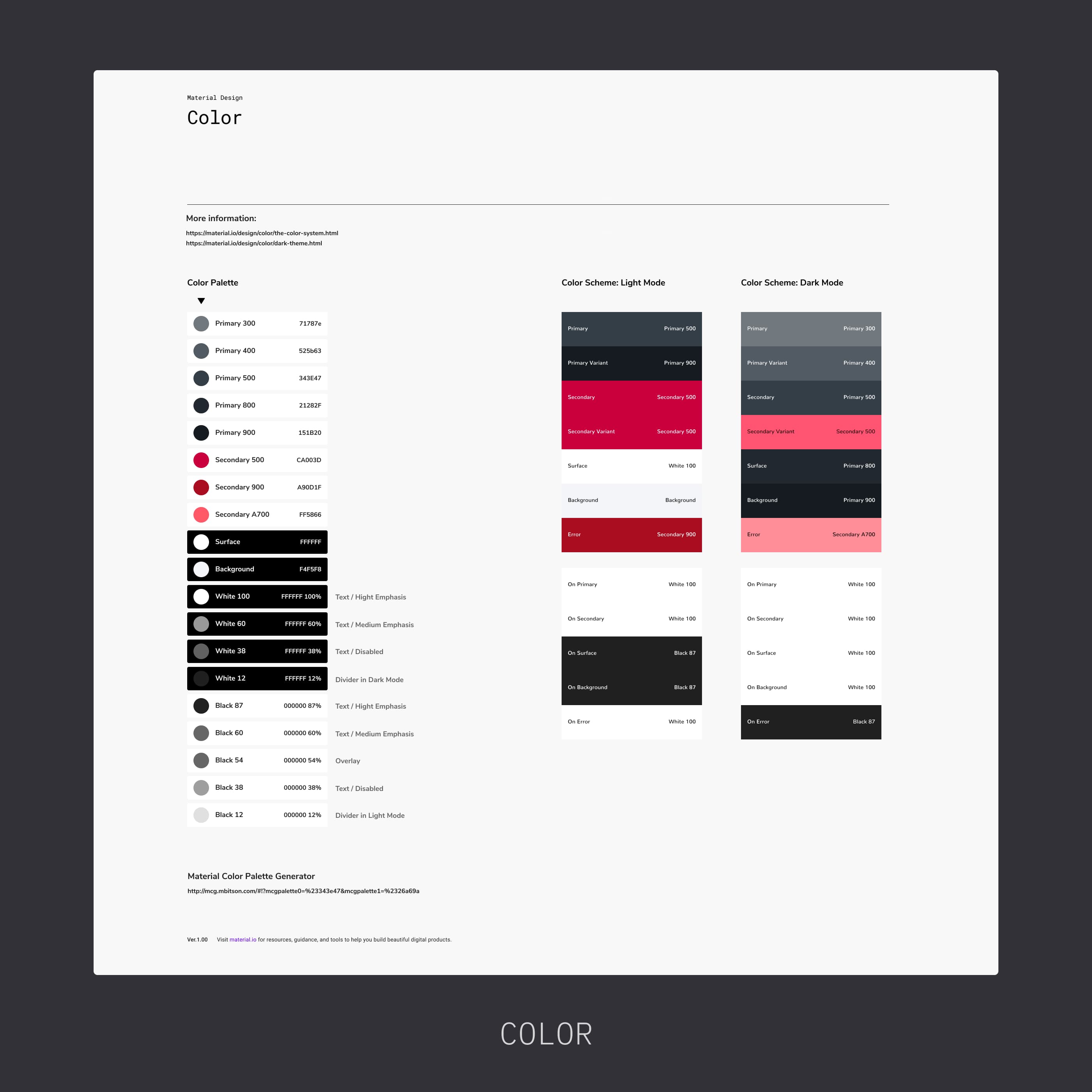Color system