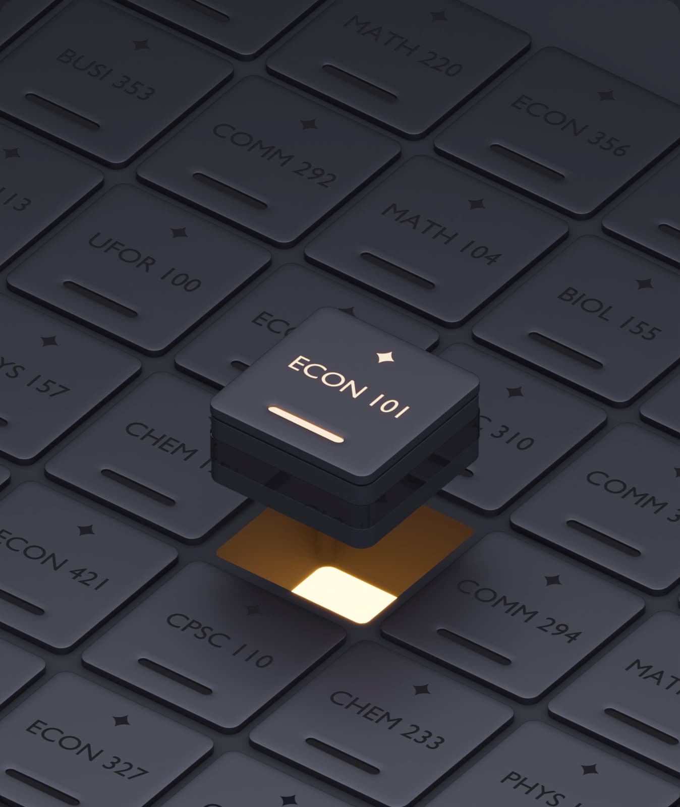 Rendered with Blender - Course Selection