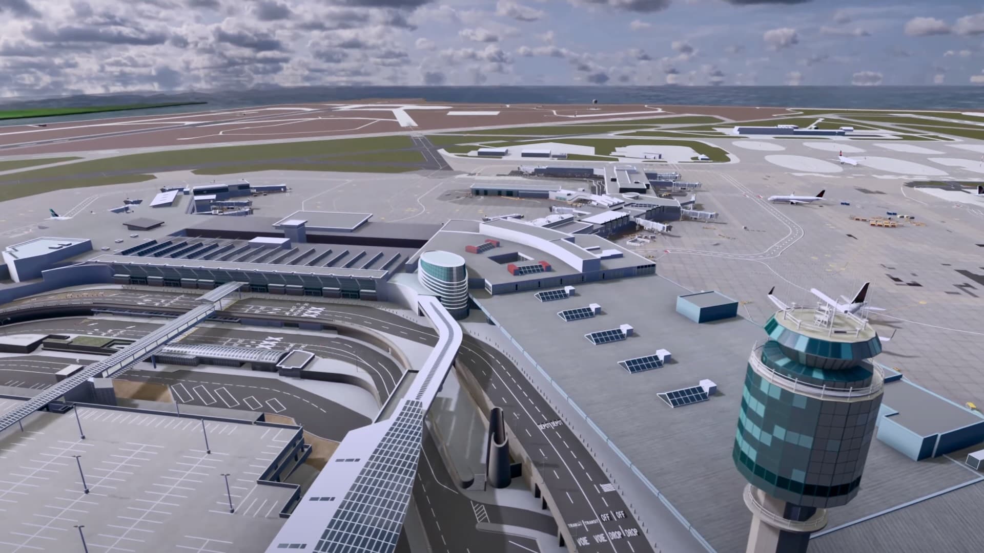 YVR Airport Operational Twin